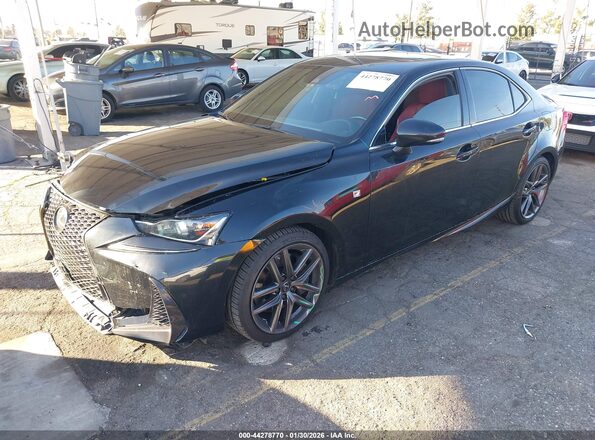JTHBA1D21K5087340 2019 LEXUS IS 300 Black Передня ліва чверть