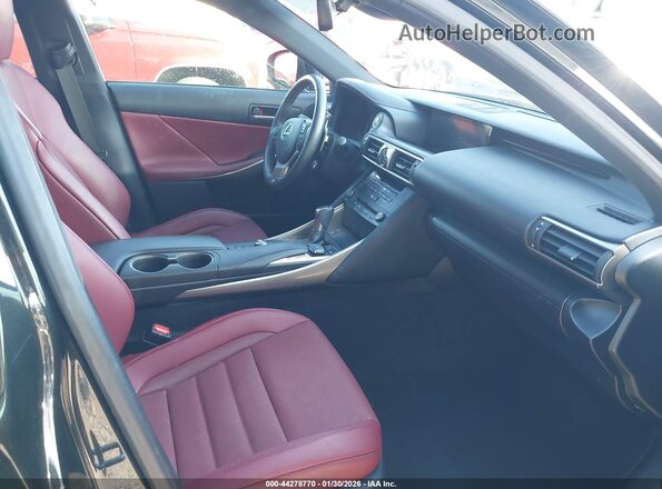 JTHBA1D21K5087340 2019 LEXUS IS 300 Black Вид салону спереду