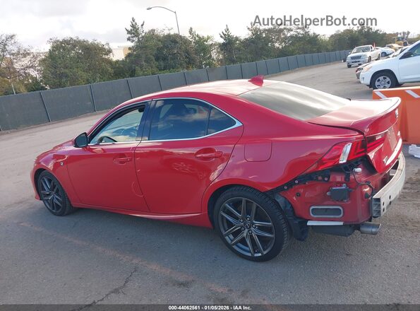 JTHBA1D22G5016381 2016 LEXUS IS 200T Red 