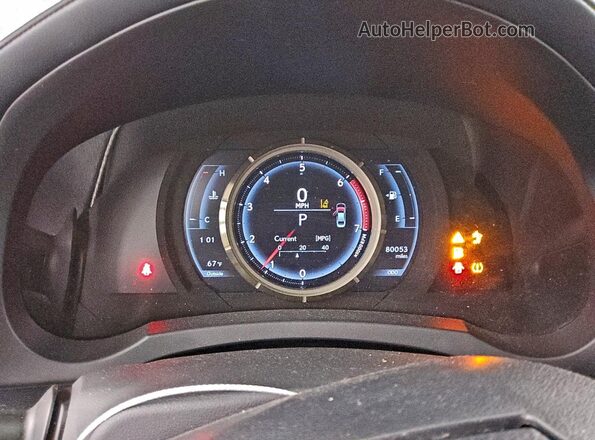 JTHBA1D22J5076166 2018 LEXUS IS Белый Вид щитка приборов