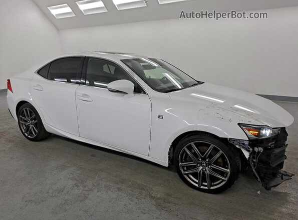 JTHBA1D22J5076166 2018 LEXUS IS Белый Передняя правая четверть