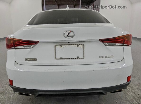 JTHBA1D22J5076166 2018 LEXUS IS Белый Вид сзади