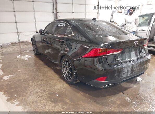 JTHBA1D24H5042448 2017 LEXUS IS 200T Черный Задняя левая четверть