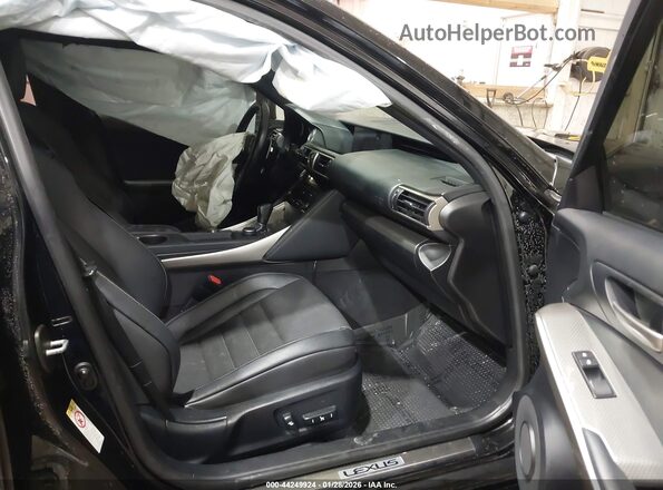 JTHBA1D24H5042448 2017 LEXUS IS 200T Черный Вид салона спереди