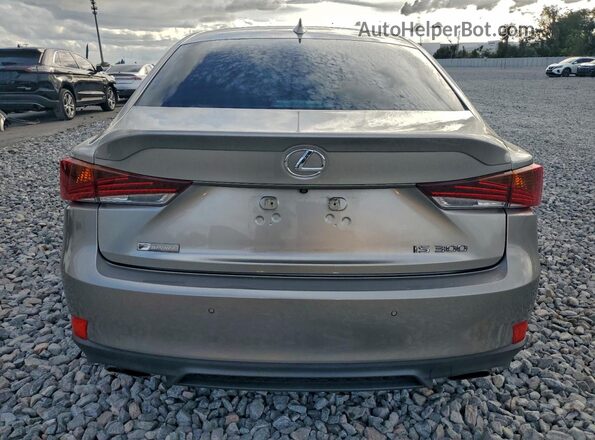 JTHBA1D24K5085534 2019 LEXUS IS Gray Widok z tyłu
