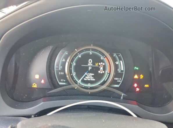 JTHBA1D24K5085534 2019 LEXUS IS Gray Widok zestawu wskaźników