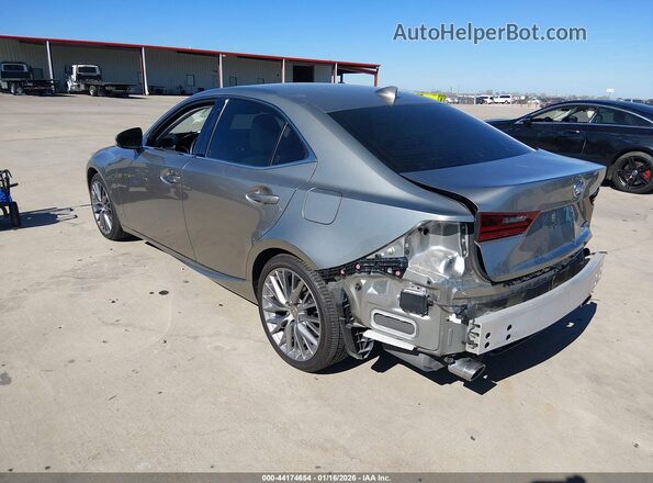 JTHBA1D25G5027617 2016 LEXUS IS 200T Серый Задняя левая четверть