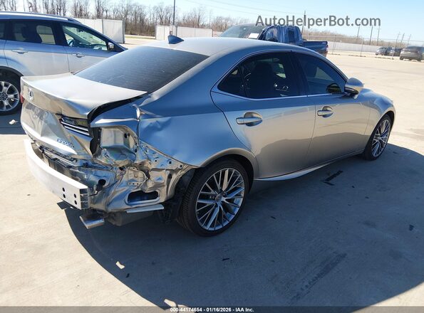 JTHBA1D25G5027617 2016 LEXUS IS 200T Серый Задняя правая четверть