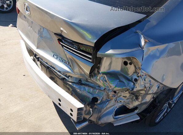 JTHBA1D25G5027617 2016 LEXUS IS 200T Серый 