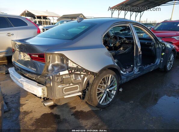 JTHBA1D25G5034390 2016 LEXUS IS 200T Серый Задняя правая четверть