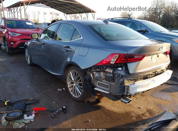 JTHBA1D25G5034390 2016 LEXUS IS 200T Серый Задняя левая четверть