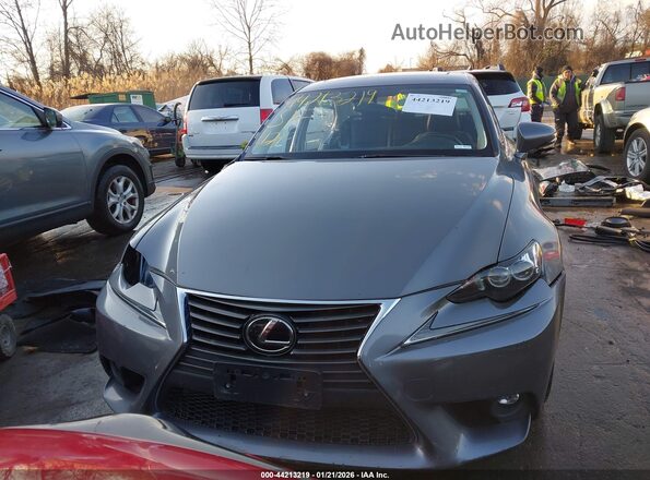 JTHBA1D25G5034390 2016 LEXUS IS 200T Серый Вид задней части салона