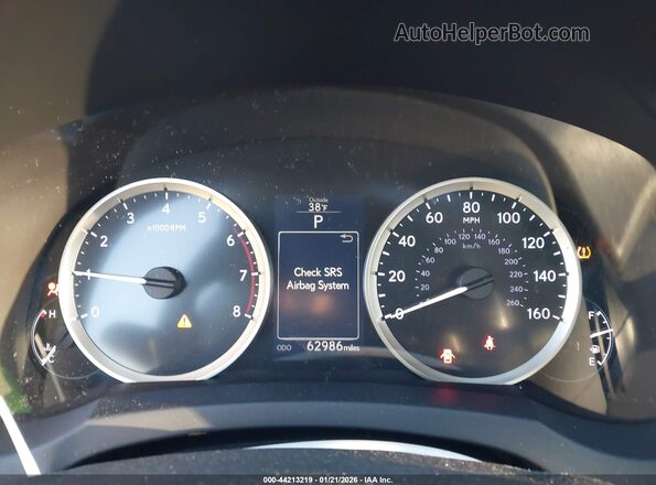 JTHBA1D25G5034390 2016 LEXUS IS 200T Серый Вид задних сидений