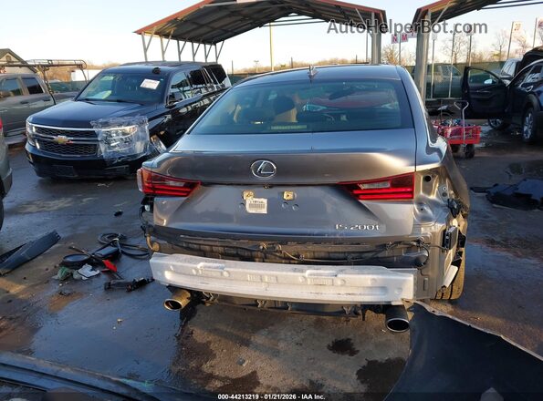 JTHBA1D25G5034390 2016 LEXUS IS 200T Серый 