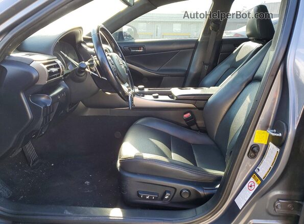 JTHBA1D27G5016764 2016 LEXUS IS Серый Вид салона спереди