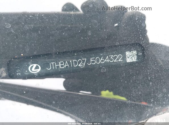 JTHBA1D27J5064322 2018 LEXUS IS 300 Black 