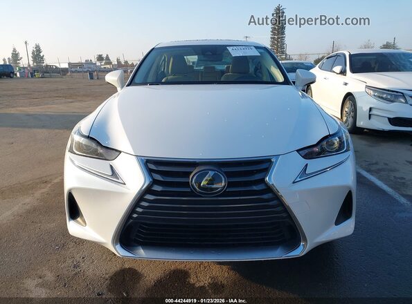 JTHBA1D27K5085656 2019 LEXUS IS 300 White Widok zestawu wskaźników