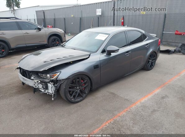 JTHBA1D28H5060953 2017 LEXUS IS 200T Серый Передняя левая четверть