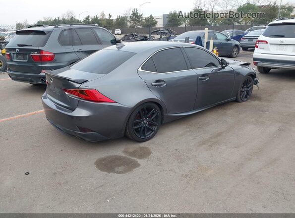 JTHBA1D28H5060953 2017 LEXUS IS 200T Серый Задняя правая четверть