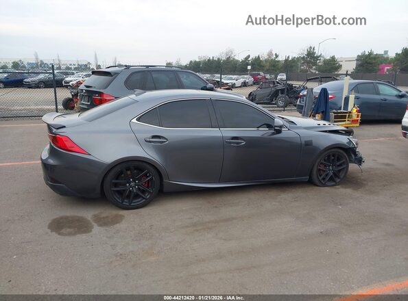 JTHBA1D28H5060953 2017 LEXUS IS 200T Серый Панорамный вид салона 360°
