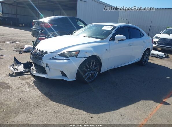 JTHBA1D29G5002798 2016 LEXUS IS 200T White Vista tres cuartos delantera izquierda