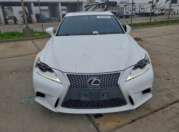JTHBA1D29G5016040 2016 LEXUS IS Белый Вид спереди