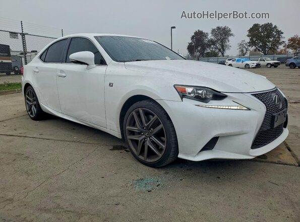 JTHBA1D29G5016040 2016 LEXUS IS Белый Передняя правая четверть