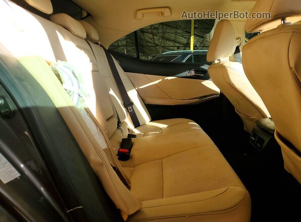 JTHBA1D29G5025207 2016 LEXUS IS Gray Rear seats view
