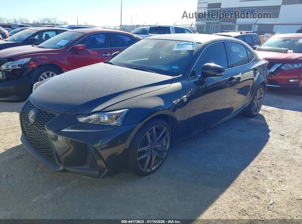 JTHBA1D29H5040520 2017 LEXUS IS 200T Черный Передняя левая четверть