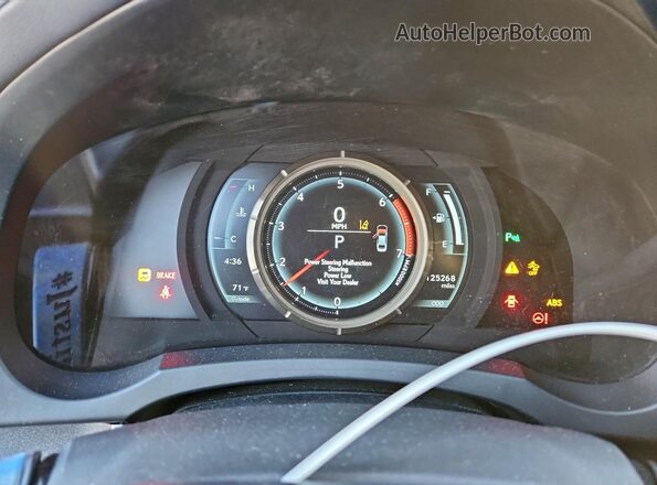 JTHBA1D29J5066573 2018 LEXUS IS Белый Вид щитка приборов