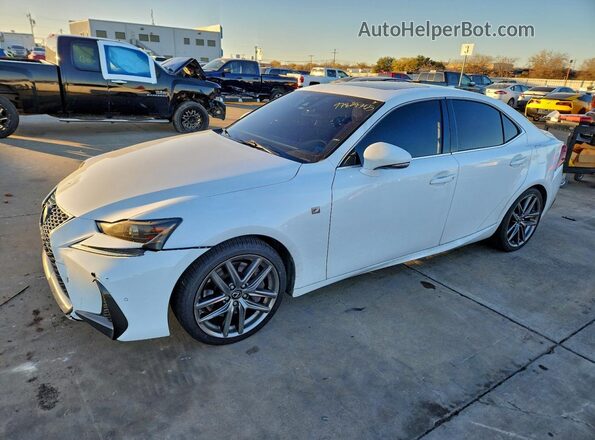 JTHBA1D29J5066573 2018 LEXUS IS Белый Передняя левая четверть