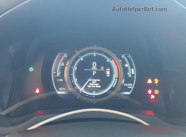 JTHBA1D29J5079727 2018 LEXUS IS Черный Вид щитка приборов