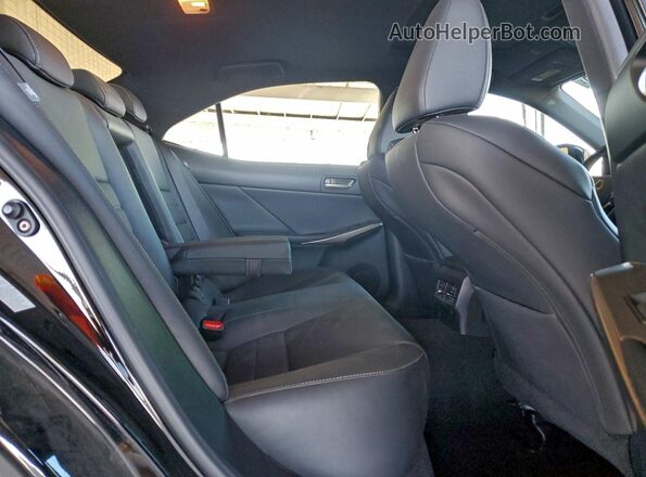 JTHBA1D29J5079727 2018 LEXUS IS Черный Вид задних сидений