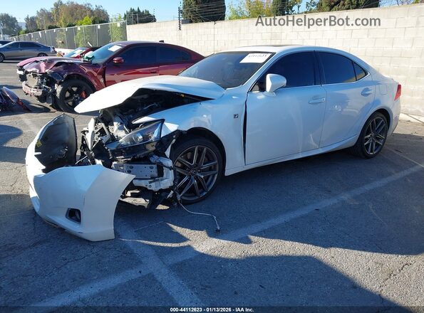 JTHBA1D29K5093337 2019 LEXUS IS 300 White Front left