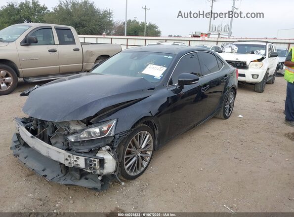 JTHBA1D2XH5044009 2017 LEXUS IS 200T Black Vista tres cuartos delantera izquierda