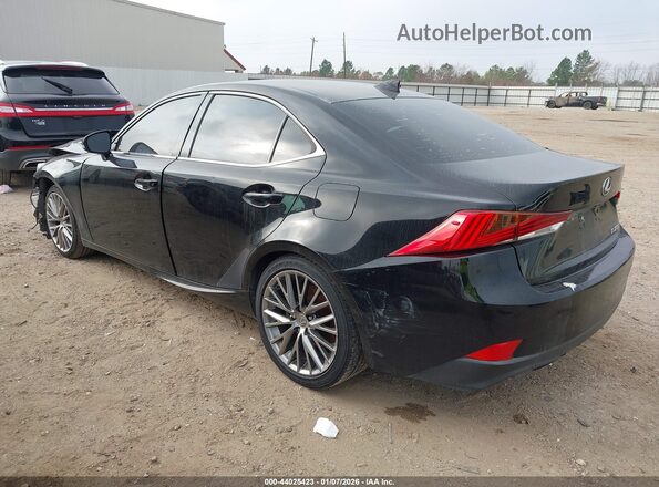 JTHBA1D2XH5044009 2017 LEXUS IS 200T Black Trasero izquierdo