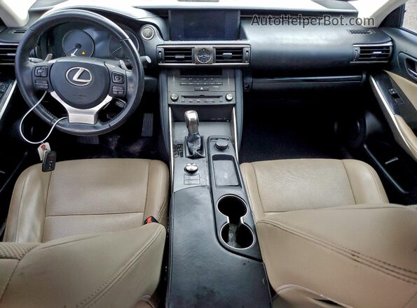 JTHBA1D2XK5096778 2019 LEXUS IS Серебряный Вид панели приборов