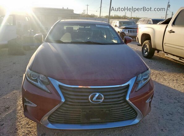 JTHBK1GG0G2223311 2016 LEXUS ES Темно-бордовый Вид спереди