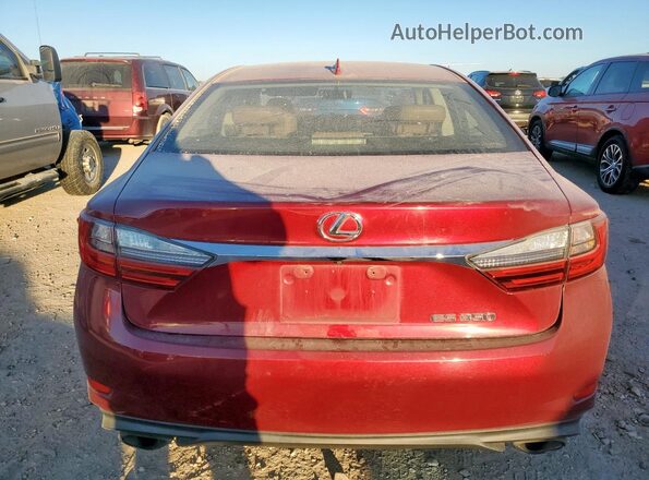 JTHBK1GG0G2223311 2016 LEXUS ES Темно-бордовый Вид сзади