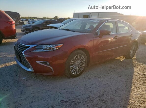 JTHBK1GG0G2223311 2016 LEXUS ES Темно-бордовый Передняя левая четверть