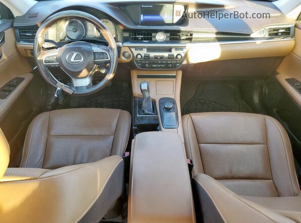 JTHBK1GG0G2223311 2016 LEXUS ES Темно-бордовый Вид панели приборов