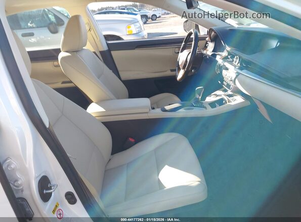 JTHBK1GG1H2247652 2017 LEXUS ES 350 White Widok wnętrza z przodu