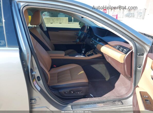 JTHBK1GG2G2236948 2016 LEXUS ES 350 Желто-коричневый Вид салона спереди