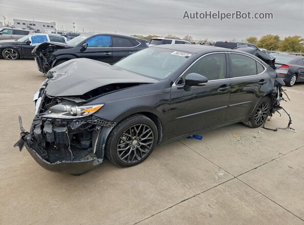 JTHBK1GG3G2224002 2016 LEXUS ES Черный Передняя левая четверть