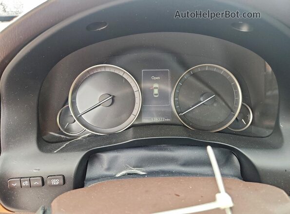 JTHBK1GG3G2224002 2016 LEXUS ES Черный Вид щитка приборов