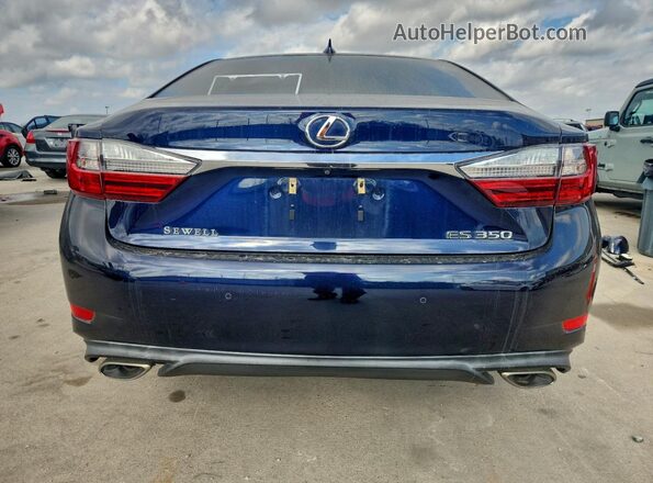 JTHBK1GG8G2239465 2016 LEXUS ES Синий Вид сзади