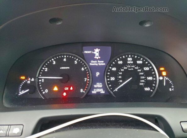 JTHBL5EF1G5142024 2016 LEXUS LS Black Вид щитка приладів