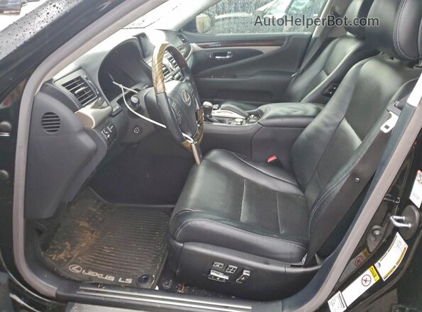 JTHBL5EF1G5142024 2016 LEXUS LS Black Вид салону спереду