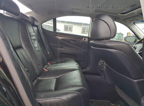 JTHBL5EF1G5142024 2016 LEXUS LS Black Вид задніх сидінь