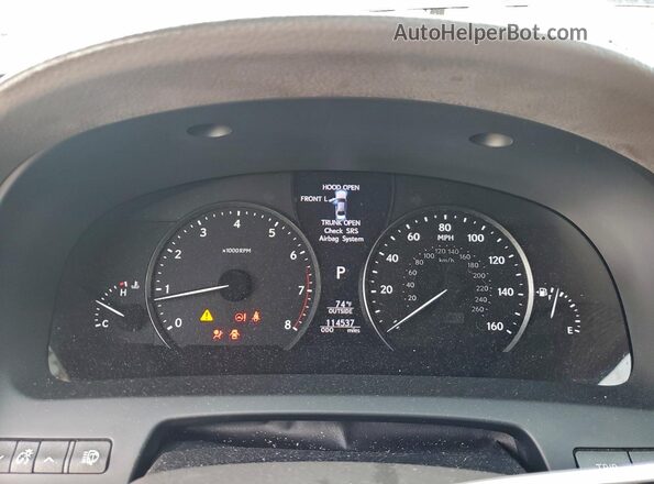 JTHBL5EF8H5144113 2017 LEXUS LS Черный Вид щитка приборов